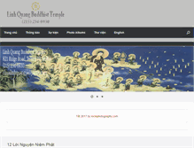 Tablet Screenshot of chualinhquangpa.org